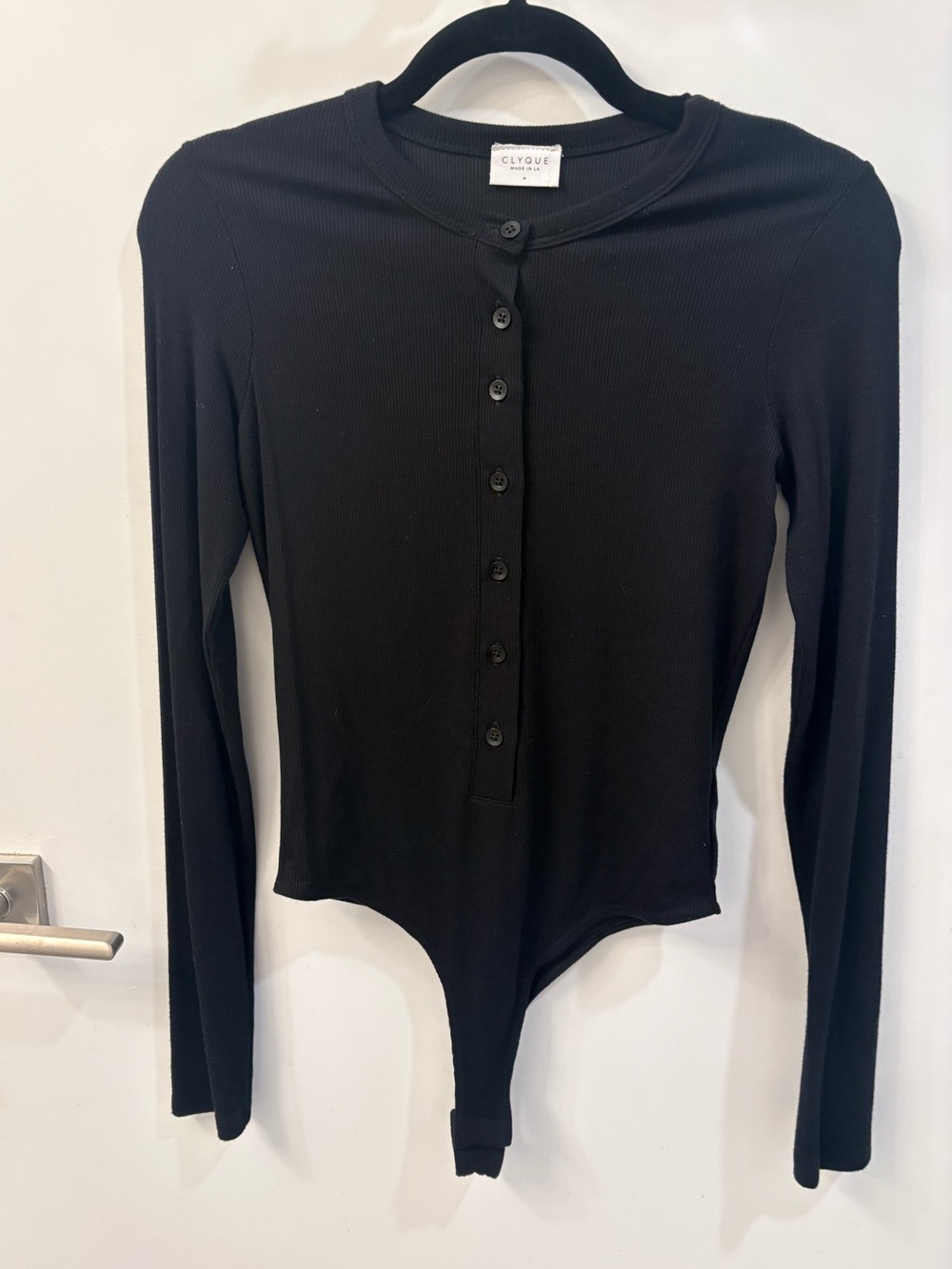 Clyque Annie Bodysuit Black Sz M NWT